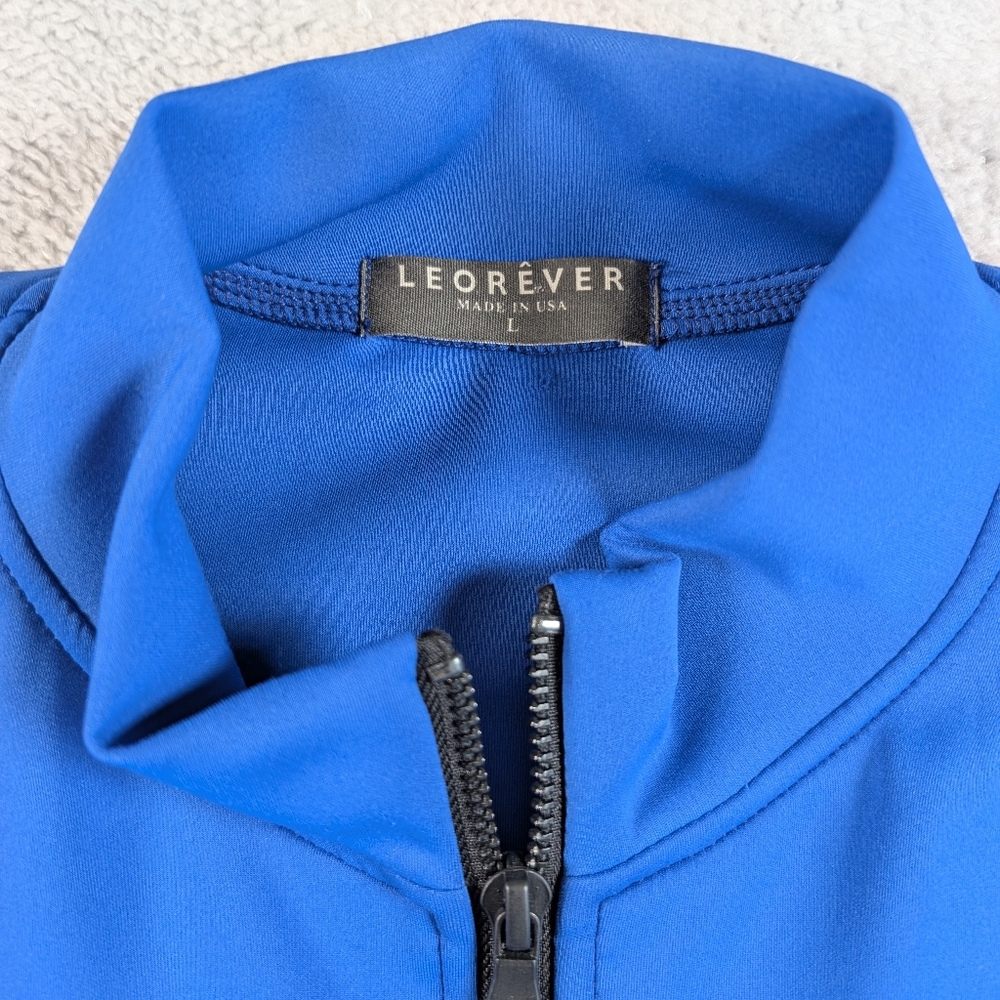 Leorever Monte Carlo Jacket Mens L Shea Blue Luxury Casual Made in USA - Picture 3 of 8
